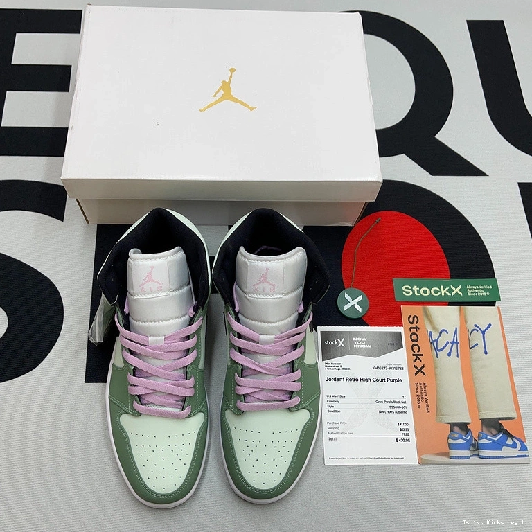 1 - Green (W) Dutch Jordan CZ0774-300 Mid 0228